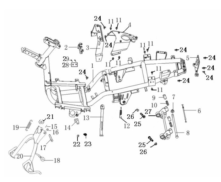 Telaio Generic Ideo 50 2 tempi rame 2010