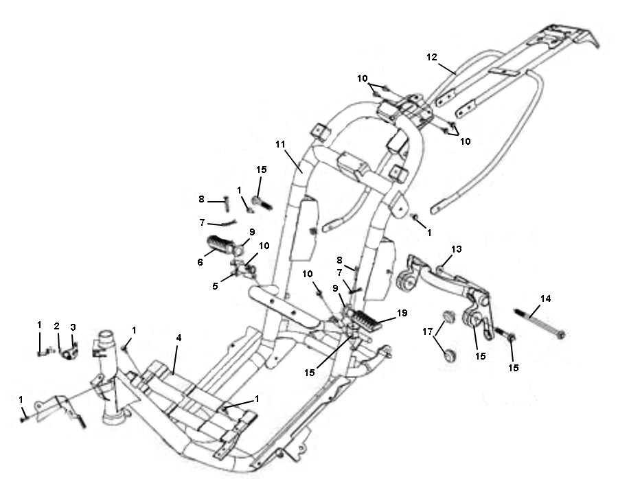 Telaio Rover Classic a 4 tempi