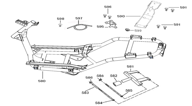 Parti del telaio Znen Revival cream terra