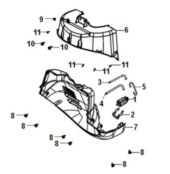 Copertina anteriore Sym Fiddle IV 50 Euro 5