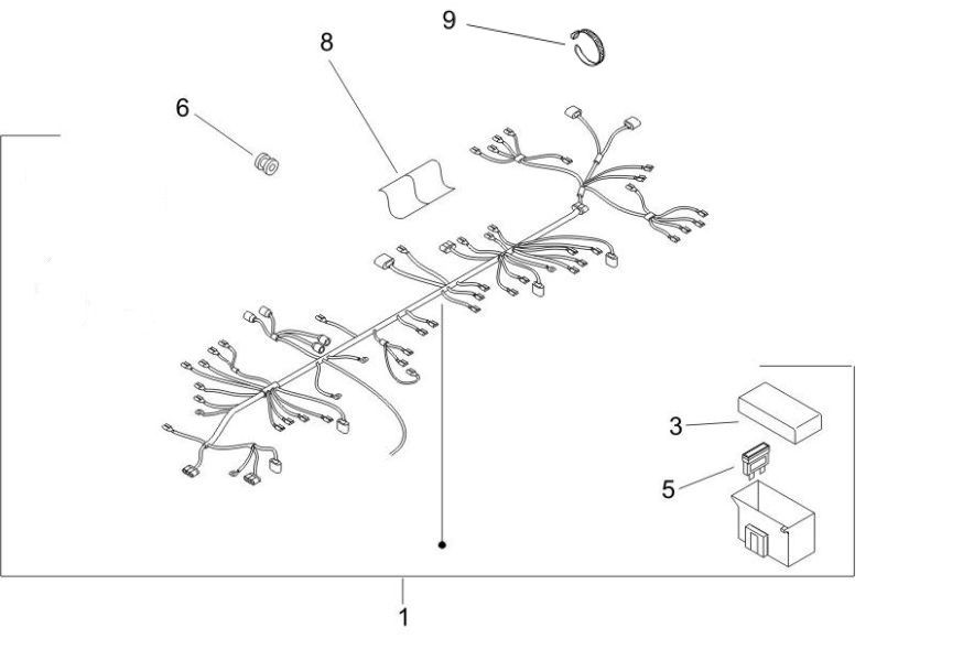 Cablaggio AC Piaggio Zip 2000 4 tempi