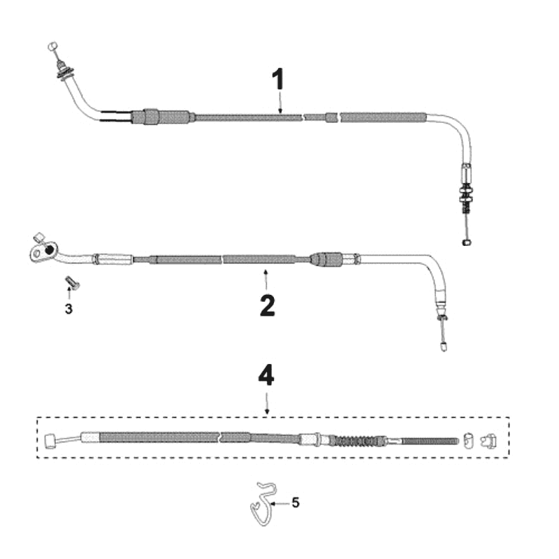 Cavi blu Peugeot Kisbee
