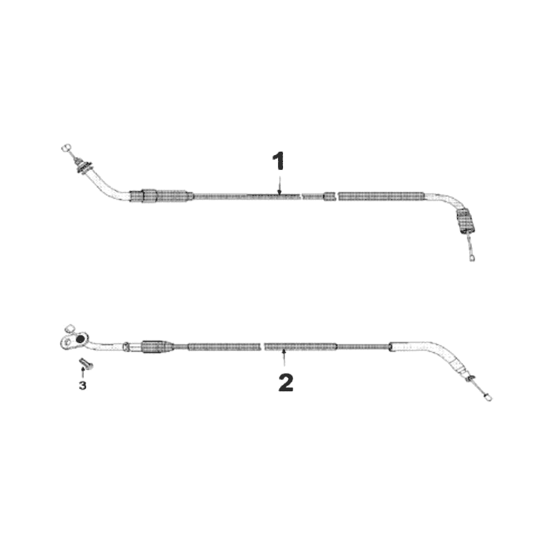 Cavi LC neri Peugeot Speedfight 3 50 2 tempi