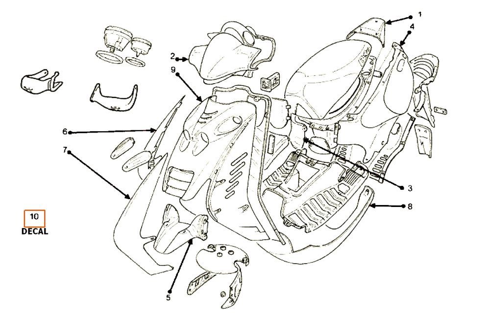 Cappe - Placcatura 2Beta Ark-k 50 2 tempi LC rosso 2006