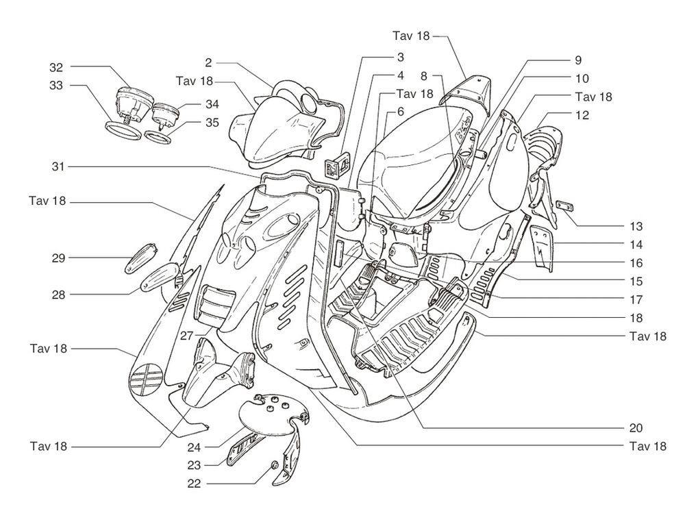 Cappe - Placcatura Beta Ark-k 50 2 tempi LC blu 2006