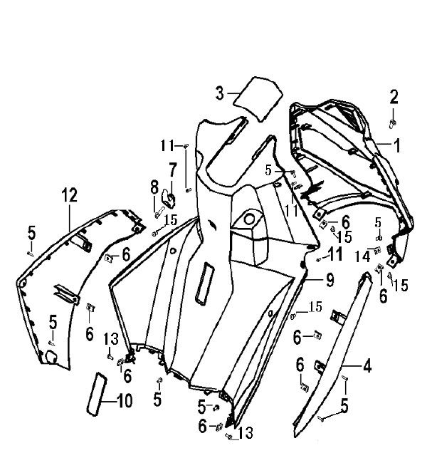 Cappe - Placcatura frontale Generic Xor 50 2 tempi blu 2006 25