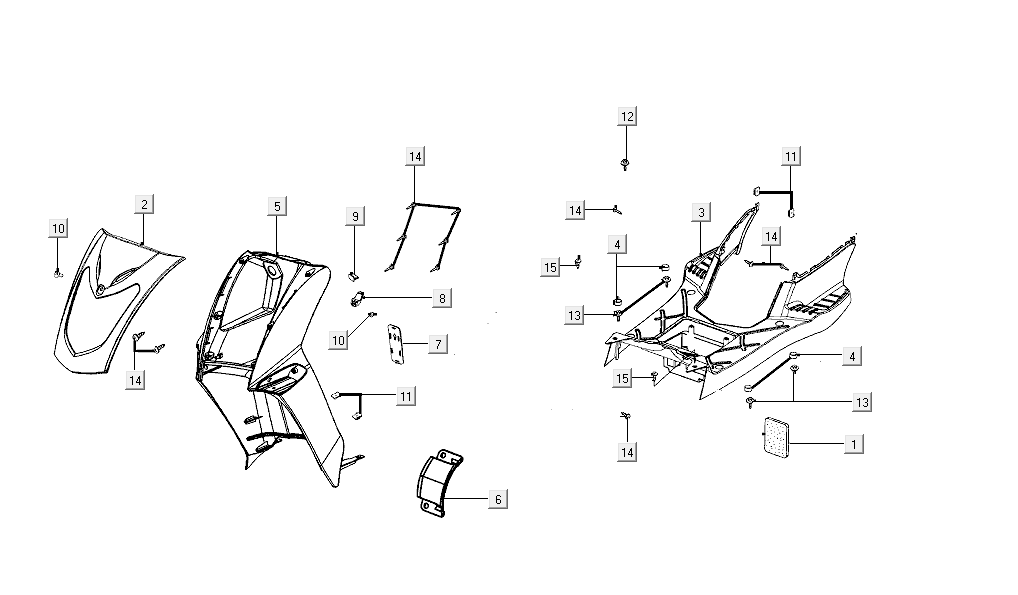 Copertura verde Kymco Agility FR 12' 4 tempi Euro 4