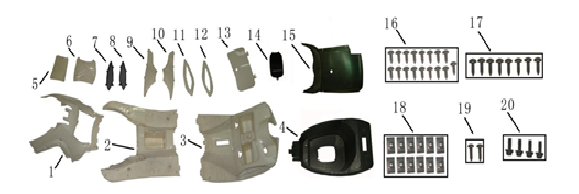 Cappucci - Placcatura centrale AGM Nano silver