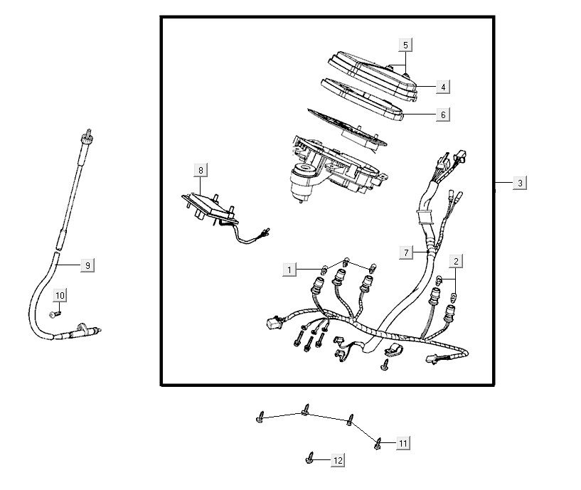 Contachilometri - Cabina di guida Agility CITY 16 125