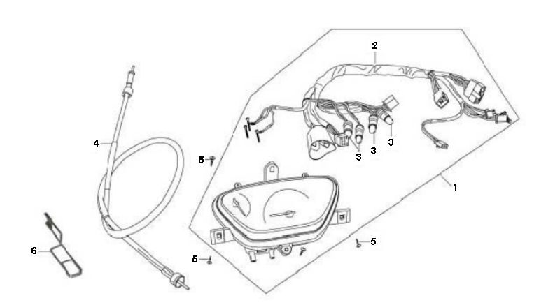Contachilometri - Cockpit China Filly 4 tempi