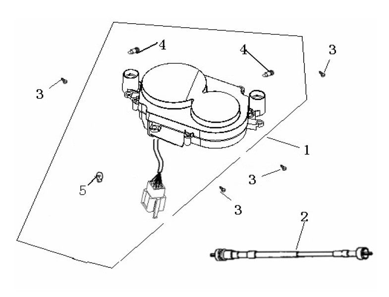 Odometro Generic Ideo cream 2007 2 tempi 25