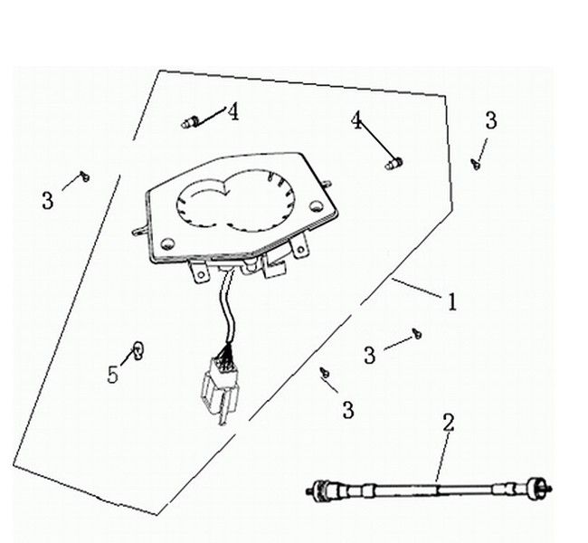 Contachilometri - Cockpit Generic Roc 50 2 tempi 2010 rosso 25