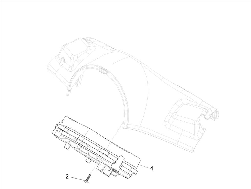 Contachilometri - Cabina di guida Vespa Primavera 50 4 tempi IGET 3V Euro 5