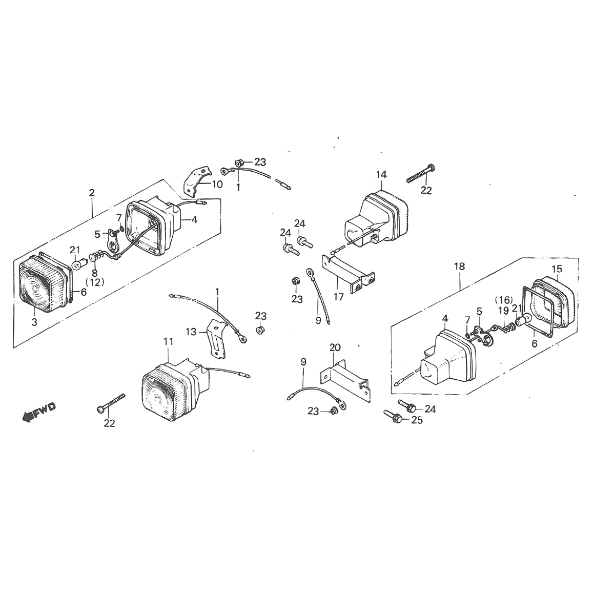 Indicatori Honda MT50
