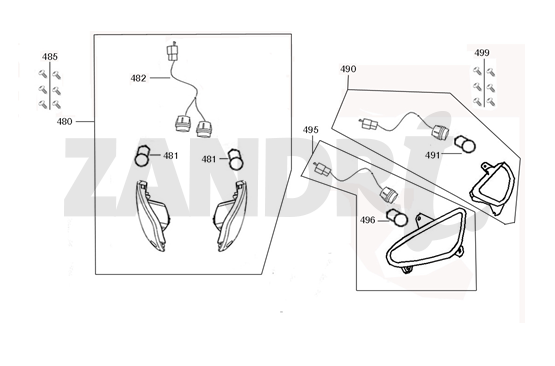 Indicatori BTC Riva Sport blu scuro