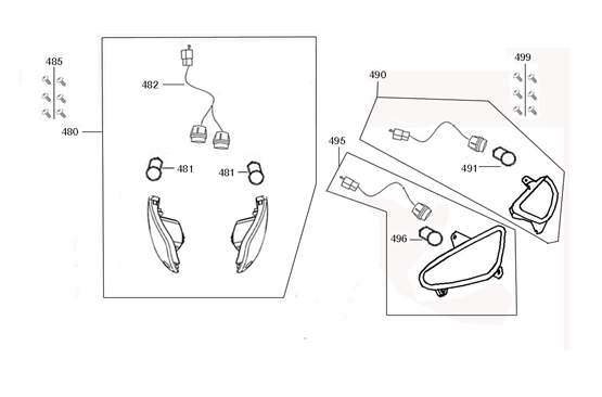 Indicatori di direzione Edwards Tomorrow Maple V50-3 antracite opaco