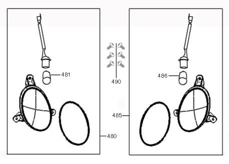 Indicatori verdi Neco Borsalino Oro