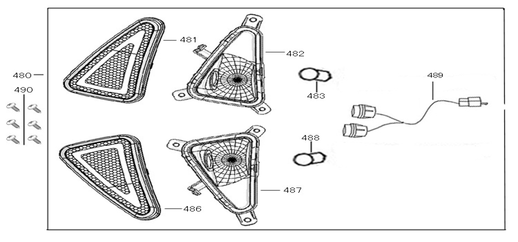 Paraocchi bianchi Neco Lola