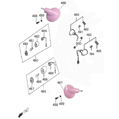 Lampeggiatori blu Viraggio Piccolo