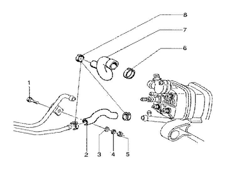 Radiatore - Tubi di raffreddamento - Serbatoio refrigerante Gilera Runner FXR 180 2 tempi