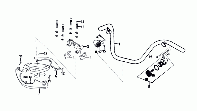 Volante - Indicatori anteriori Sym Allo Euro 4 (LX-17348) Bright Brown