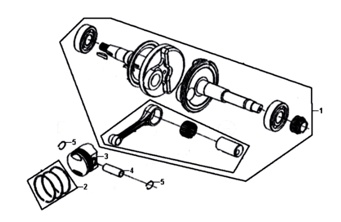 Albero motore Sym Symphony ST E3