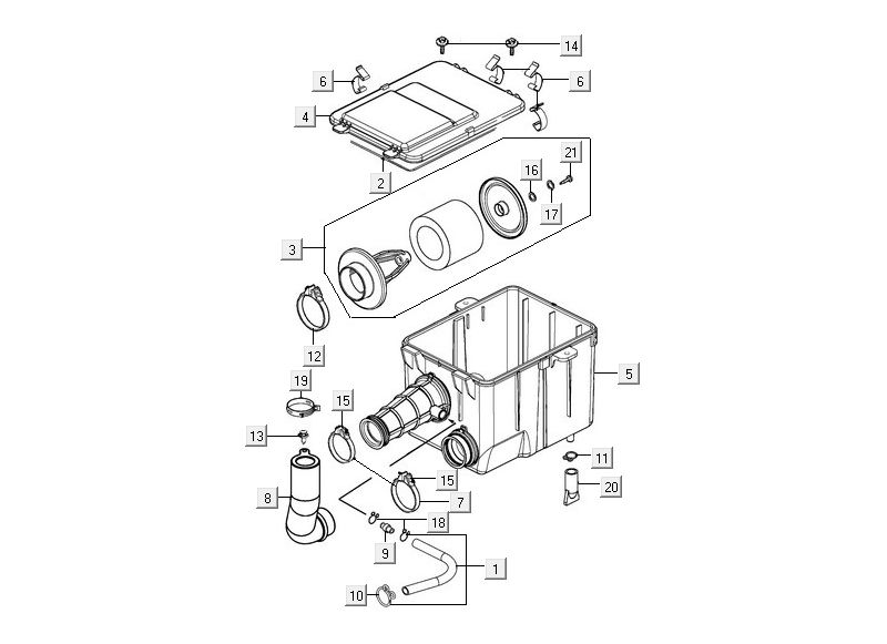 Filtro aria Kymco MXU 300R