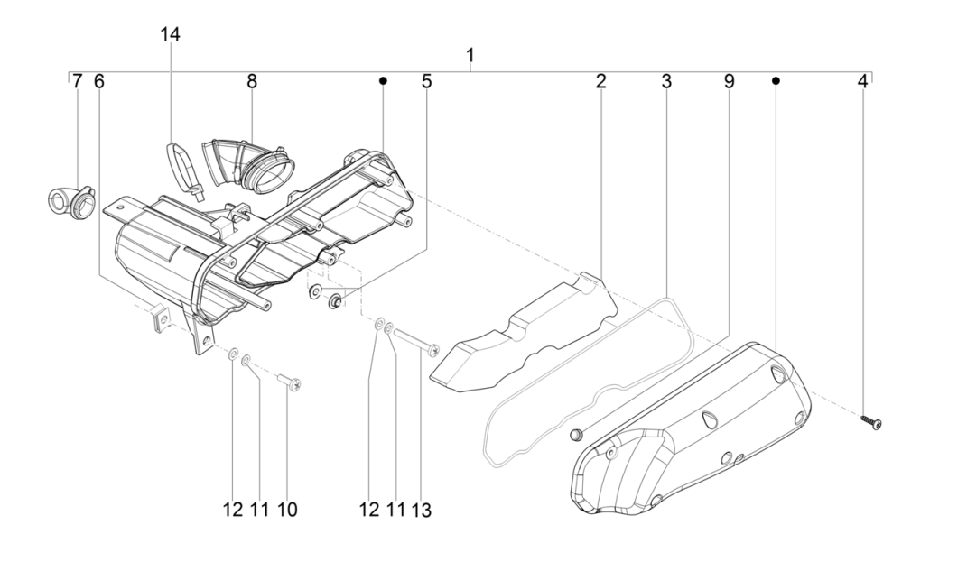 Filtro aria Piaggio NRG Power 50 2 tempi LC Euro 4