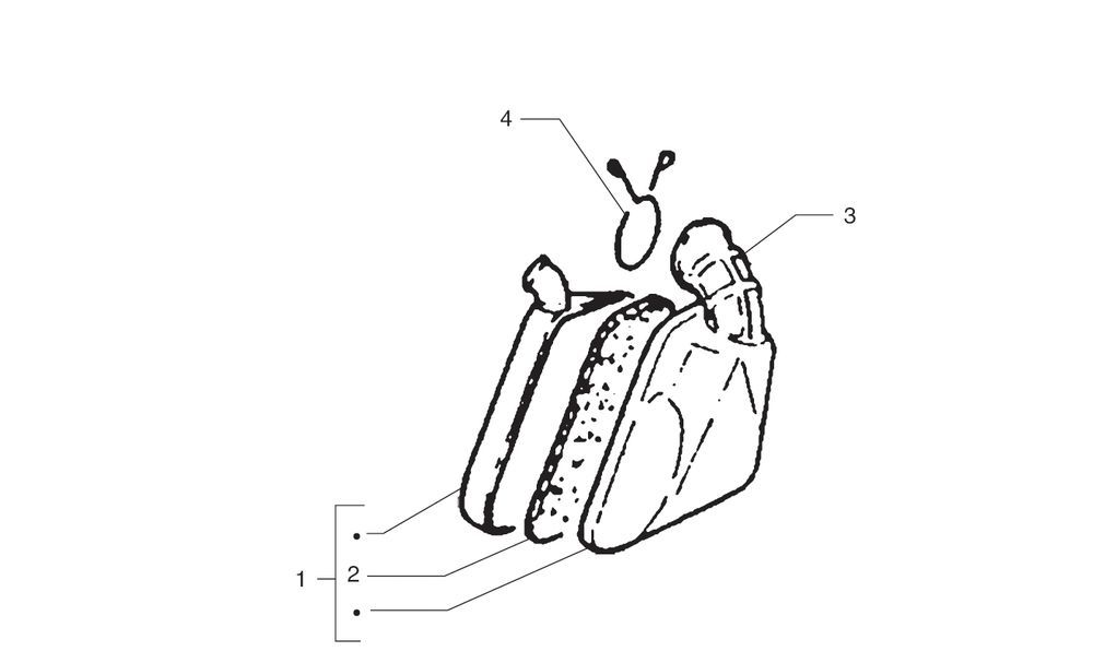 Filtro aria Beta Ark 50 2-stroke LC silver cosmo 2004