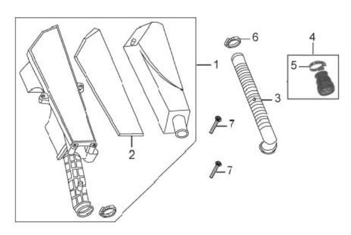 Filtro aria China Filly 4 tempi