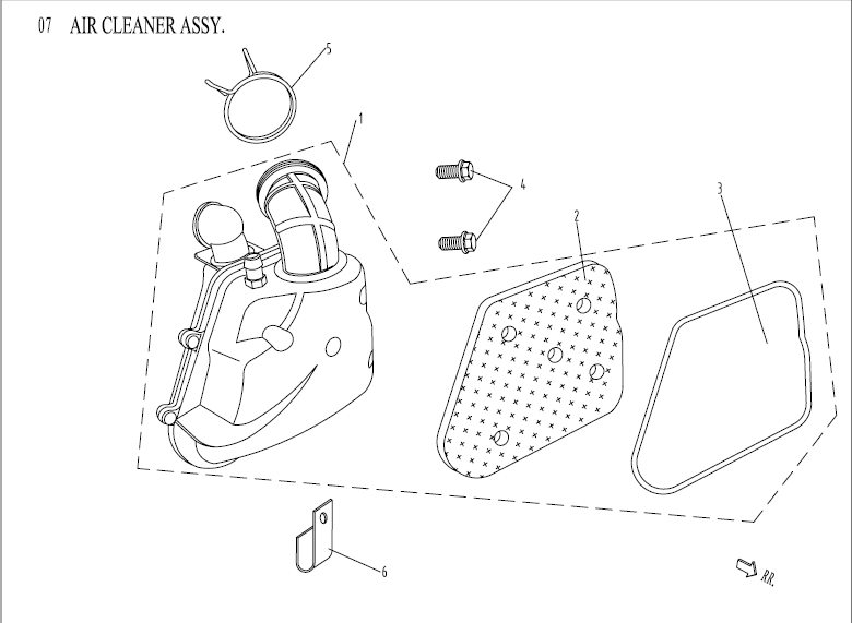 Filtro aria China Venom nero