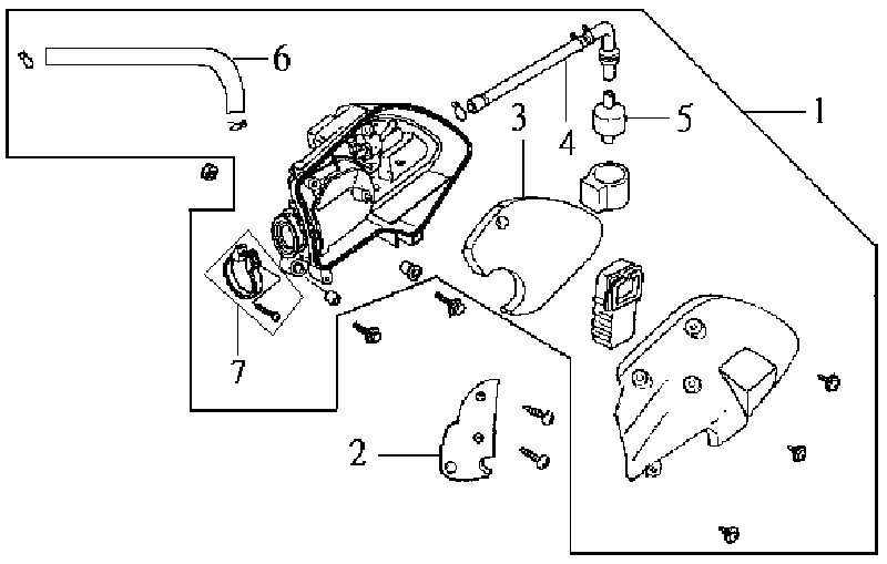 Filtro aria Sym DD50 blu