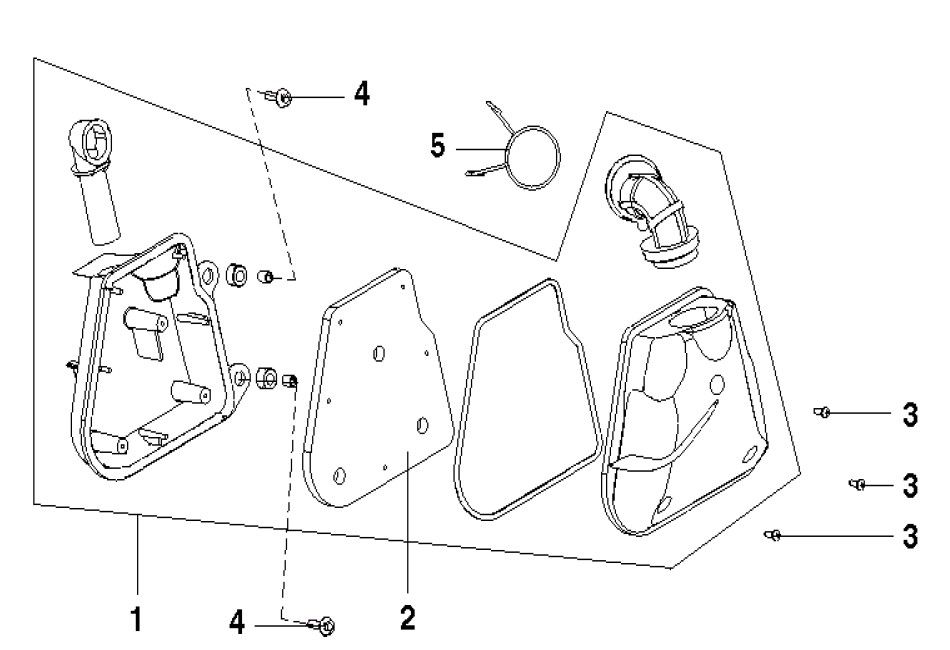 Filtro aria Generic Ideo 50 2-stroke bianco 2010 25