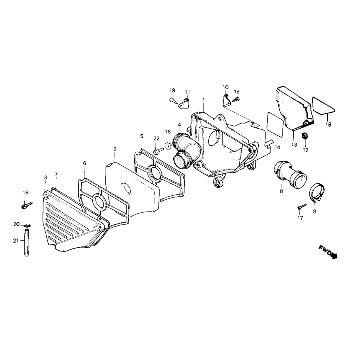 Filtro aria Honda MB50/MB80
