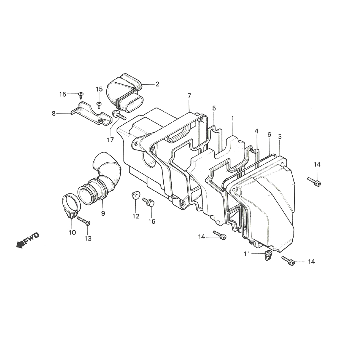 Filtro aria Honda MTX 50
