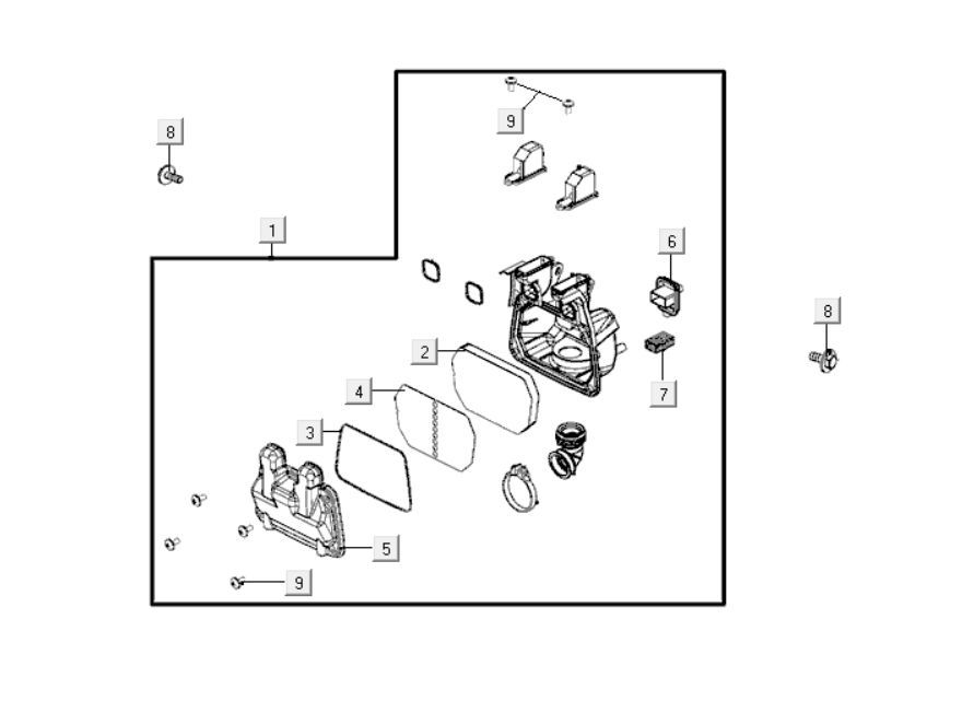 Filtro aria Kymco K-Pipe 125