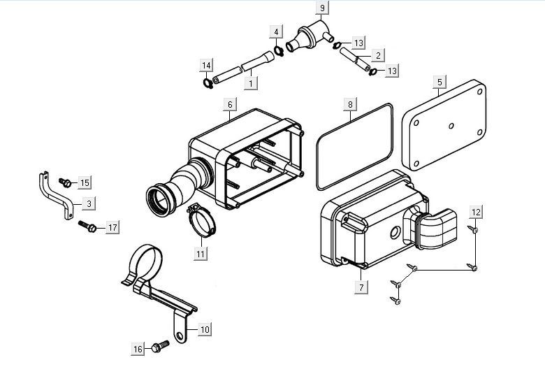 Filtro Aria Kymco Maxxer 90 Black