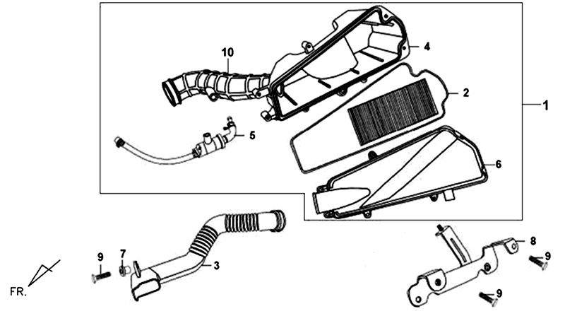Filtro aria Sym Fiddle White WH8018P