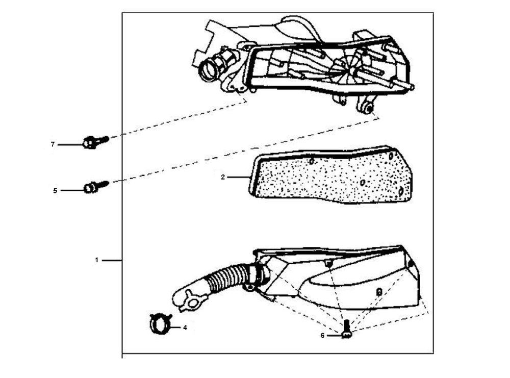 Filtro aria Sym Jet Euro-X 2 tempi