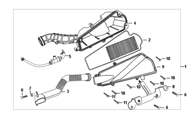Filtro aria Sym Symphony ST E3