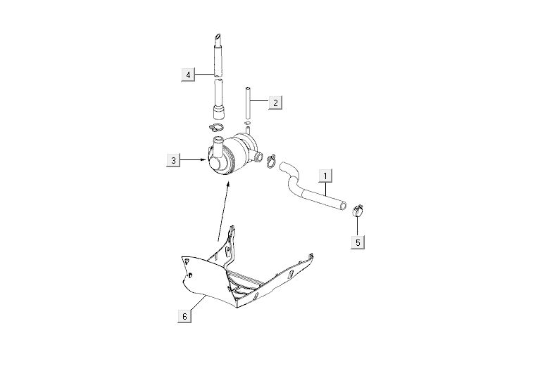 Membrana pneumatica blu Kymco Agility 10' 4 tempi