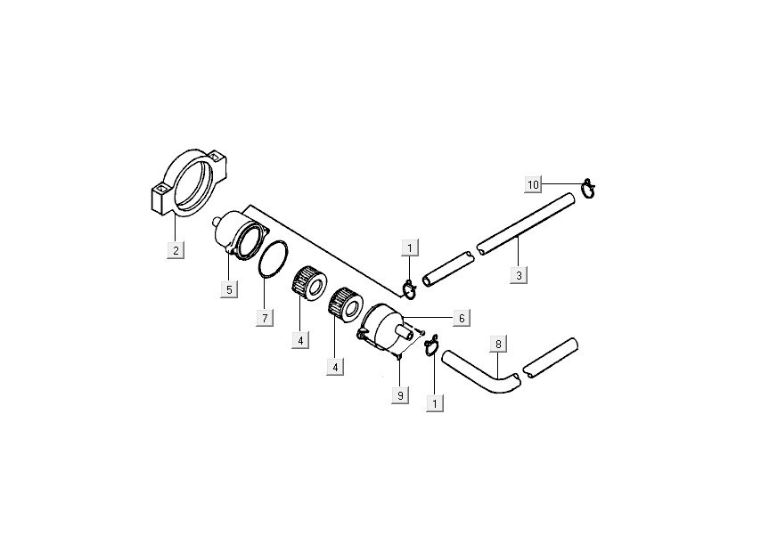 Membrana pneumatica blu a 2 tempi Kymco People 50