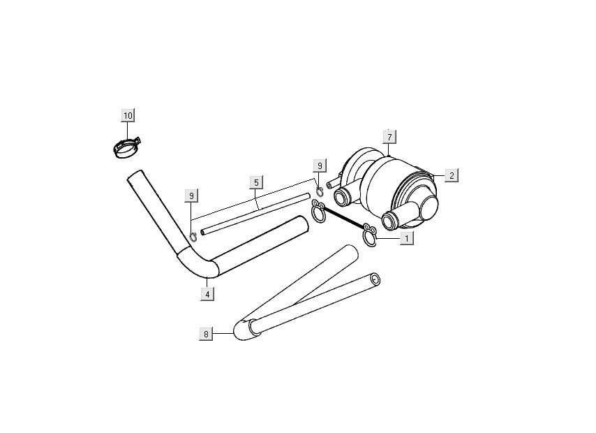 Membrana pneumatica Kymco People S 50 4 tempi Grigio opaco
