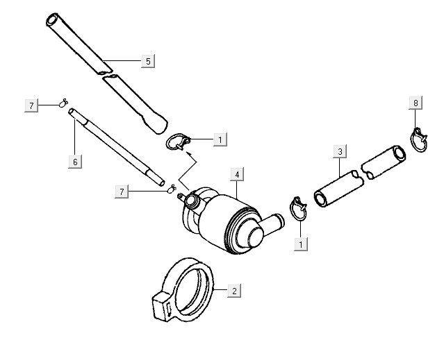 Membrana pneumatica Kymco Vitality 50 4 tempi AC diamantata nera