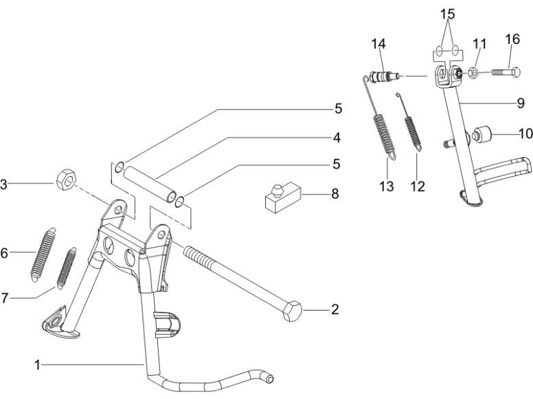 Centro standard Vespa LXV 4 tempi 2V 25km/h