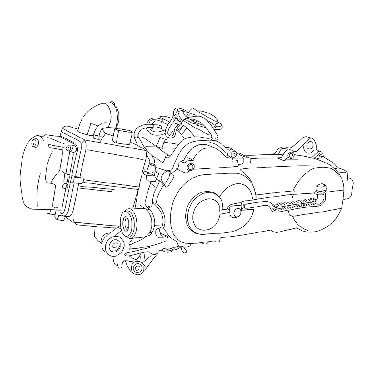 Blocco motore completo AGM VX50i
