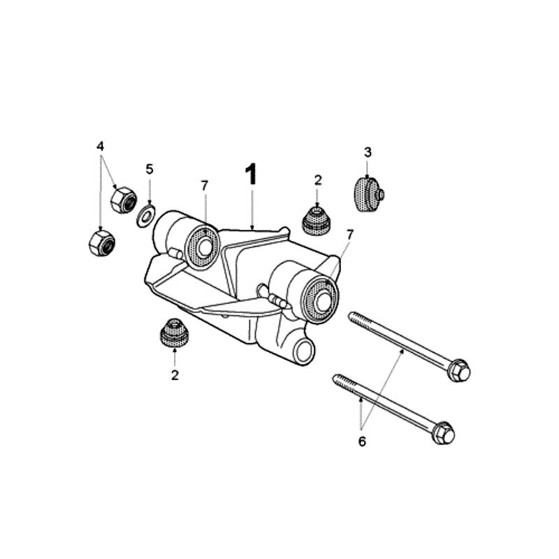 Sospensione del motore del serbatoio dell'olio rosso Peugeot Fox