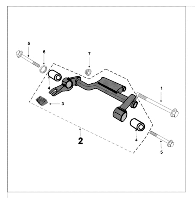 Motorophanging Peugeot Tweet 125 E3 2010-2013