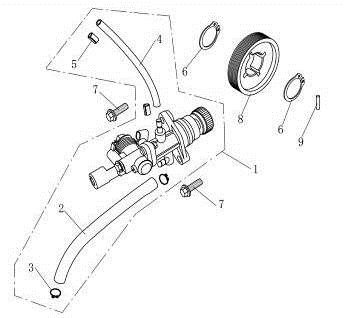Pompa olio bianco AGM Venom
