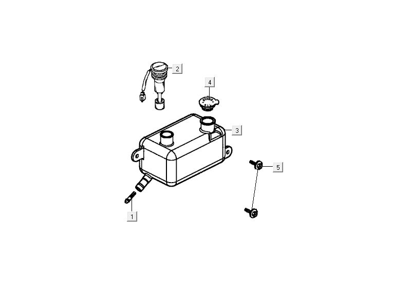 Serbatoio olio Kymco MXU 50